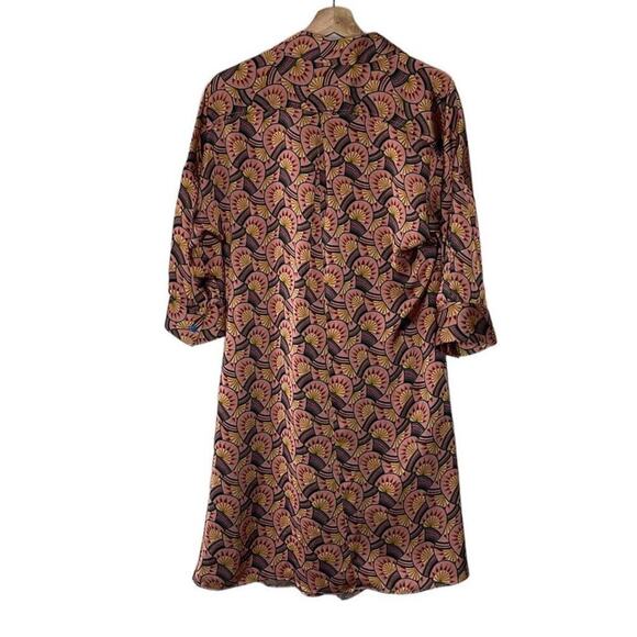 EVA‎ FRANCO BY ANTHROPOLOGIE  EDELINE ABSTRACT SHIRTDRESS SIZE 4 - Picture 2 of 11